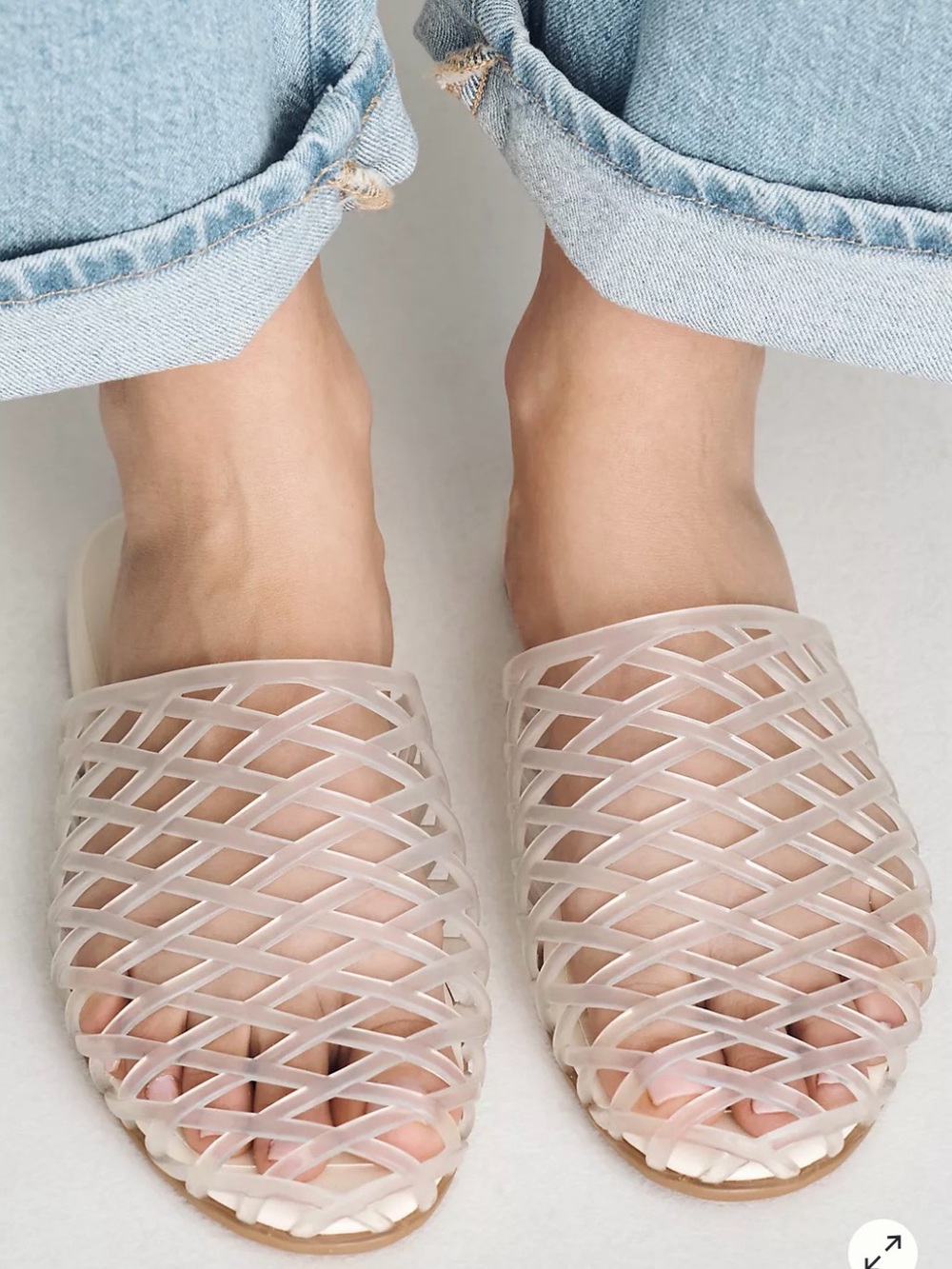 Dolce Vita “Ginna” Woven Slide in Crystal Jelly - NWT - Picture 3 of 9